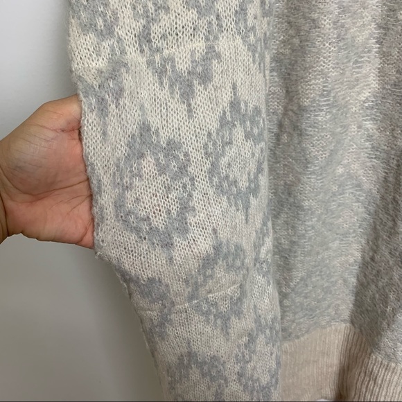 NEW Free People Like a Diamond Sweater Coat in Icy Diamonds Combo in Medium - Picture 11 of 16